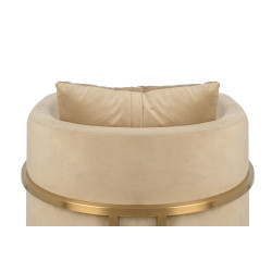 MSE011000303.V13 Fotel CHLOE VELVET khaki King Home