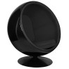 JH-066.BLACK.BL Fotel BALL BLACK czarny King Home