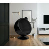 JH-066.BLACK.BL Fotel BALL BLACK czarny King Home