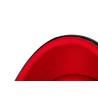 JH-069.BLACK.RED Fotel OVALIA BLACK czerwony King Home