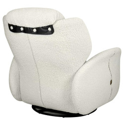 KH1501100179 Fotel obrotowy TAPE TEDDY biały King Home