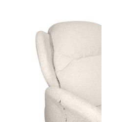 KH1501100179 Fotel obrotowy TAPE TEDDY biały King Home