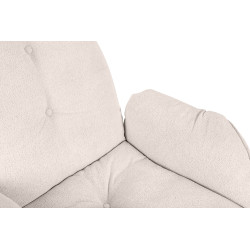 KH1501100181 Fotel obrotowy CARINO beżowy King Home