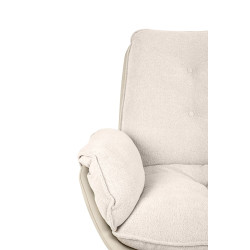 KH1501100181 Fotel obrotowy CARINO beżowy King Home