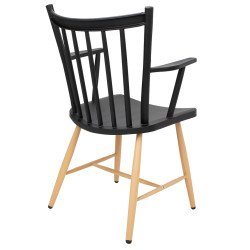 KH010100239 Krzesło MILA ARM czarne King Home