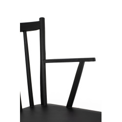 KH010100239 Krzesło MILA ARM czarne King Home