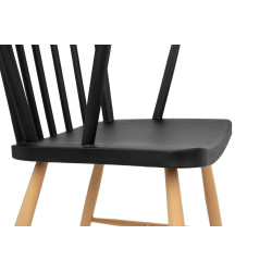 KH010100239 Krzesło MILA ARM czarne King Home