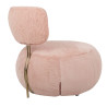 HE510X-3.PECH.PINK Fotel LOW TEDDY PINK różowy King Home