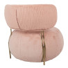 HE510X-3.PECH.PINK Fotel LOW TEDDY PINK różowy King Home