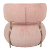 HE510X-3.PECH.PINK Fotel LOW TEDDY PINK różowy King Home