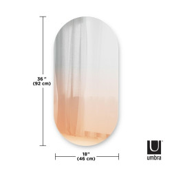 1015778-880 UMBRA lustro MISTO 61 x 46 cm miedziane King Home