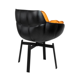 JH-B11-1 Krzesło obrotowe SHIBA brązowe / czarne King Home