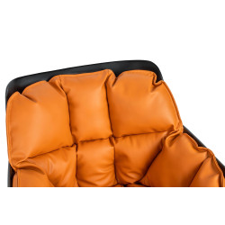 JH-B11-1 Krzesło obrotowe SHIBA brązowe / czarne King Home