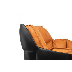 JH-B11-1 Krzesło obrotowe SHIBA brązowe / czarne King Home