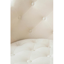 KH1501100109 Fotel LORD złoty / beżowy King Home