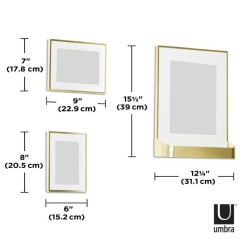 1014372-221 UMBRA zestaw 5 ramek na zdjęcia MATINNE  złote King Home