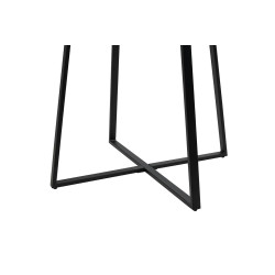 KH1201100198 Stół CARAT 100 - MDF, czarna podstawa King Home