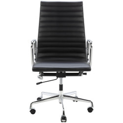 A022.CHROM Fotel biurowy AERON PRESTIGE PLUS chrom - skóra naturalna, aluminium King Home