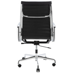 A022.CHROM Fotel biurowy AERON PRESTIGE PLUS chrom - skóra naturalna, aluminium King Home