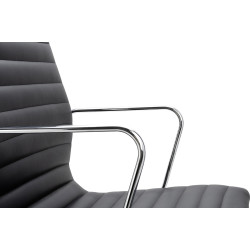 A022.CHROM Fotel biurowy AERON PRESTIGE PLUS chrom - skóra naturalna, aluminium King Home