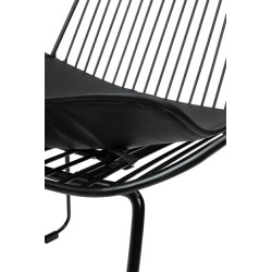 MC-176H.76 Krzesło barowe MILES czarne 76 King Home