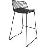 MC-176H.76 Krzesło barowe MILES czarne 76 King Home
