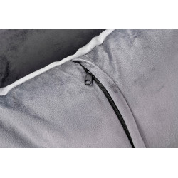 MSE011000303.V23 Fotel CHLOE VELVET ciemny szary King Home