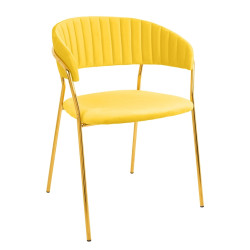 KH121100121.42 Krzesło MARGO żółte King Home