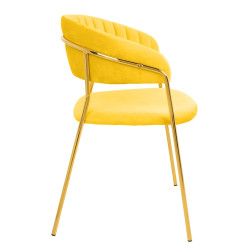 KH121100121.42 Krzesło MARGO żółte King Home