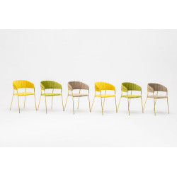 KH121100121.42 Krzesło MARGO żółte King Home