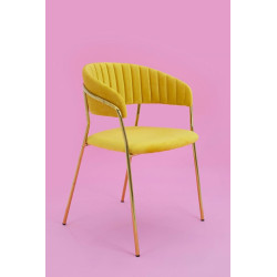 KH121100121.42 Krzesło MARGO żółte King Home