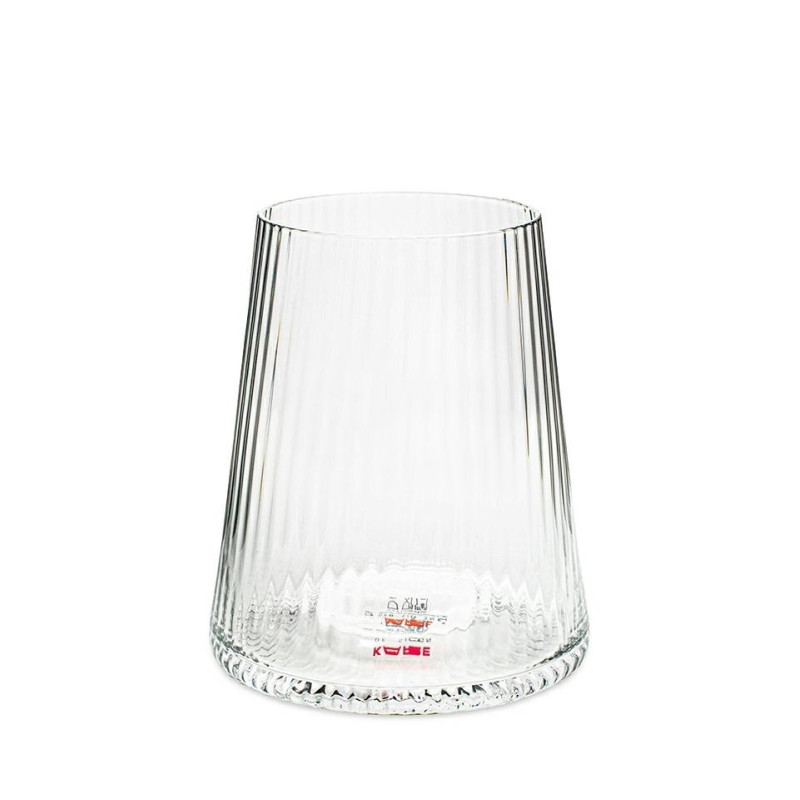 53284 KARE szklanka RIFFLE 440ml transparentna King Home