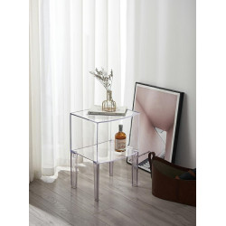 KH010100222 Szafka nocna VISION  transparentna - poliwęglan King Home