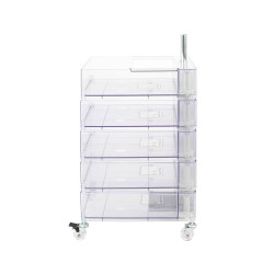 KH010100223 Szafka VISION transparentna - poliwęglan, kółeczka King Home