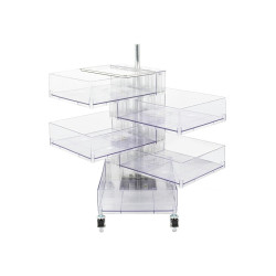 KH010100223 Szafka VISION transparentna - poliwęglan, kółeczka King Home