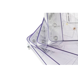 KH010100223 Szafka VISION transparentna - poliwęglan, kółeczka King Home