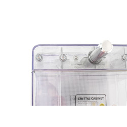 KH010100223 Szafka VISION transparentna - poliwęglan, kółeczka King Home