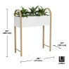 1013879-668 UMBRA organizer BELLWOOD biały naturalny King Home