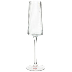 53268 KARE kieliszek do szampana RIFFLE 215 ml transparentny King Home