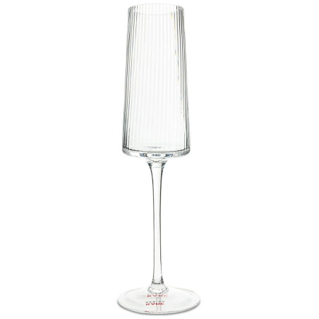 53268 KARE kieliszek do szampana RIFFLE 215 ml transparentny King Home