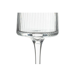 53268 KARE kieliszek do szampana RIFFLE 215 ml transparentny King Home