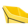 MSE011000308.V20 Fotel EMMA VELVET żółty welur - podstawa metal czarna King Home