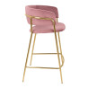 KH1301100123 Krzesło barowe DELTA 65 różowe King Home