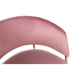 KH1301100123 Krzesło barowe DELTA 65 różowe King Home