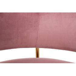 KH1301100123 Krzesło barowe DELTA 65 różowe King Home