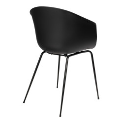 342 CPP6 Krzesło RALF czarne - polipropylen, metal King Home