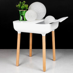 KH010100928 Stolik BOWER biały King Home