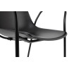 292-CPP4.BLACK Krzesło RESOL ARM czarne King Home