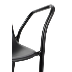 292-CPP4.BLACK Krzesło RESOL ARM czarne King Home