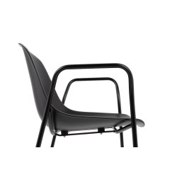 292-CPP4.BLACK Krzesło RESOL ARM czarne King Home